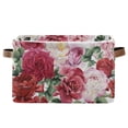 thumbnail image 4 of Injueey Cesta rosa ideal para regalar Cesta de almacenamiento con cerezas de Snoopy Cesta de Galentines Bolsa de regalo con lazo Capacidad de Almacenamiento y organización del hogar, 4 of 5