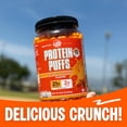 thumbnail image 2 of Twin Peaks Ingredients Protein Puffs, Low Carb Keto Friendly Protein Snacks, Nacho Cheese (10.6 Ounce), 2 of 11