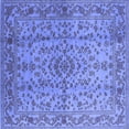 thumbnail image 1 of Ahgly Company Indoor Square Oriental Blue Industrial Area Rugs, 7' Square, 1 of 4