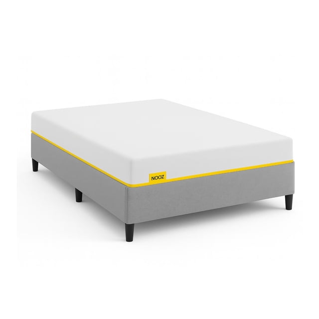 Colchón Queen Size Nooz Essential High 20 cm con Base Box de Metal Firme en Caja