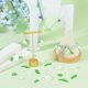 thumbnail image 5 of Kit de cuentas florales: 6 estilos de flores acrílicas y hojas, cuentas de cristal blancas con forma de flor y 3 estilos de hojas verdes (tulipanes, campanillas, lirios y flores de tres pétalos)., 5 of 7