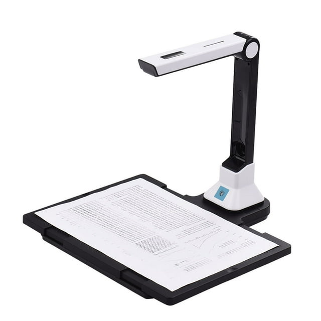 Tomshine BK50 Portable 10 -pixel High Definition Scanner Capture Size A4 Document with Hard Plate for Passport File Documents Recognition Support 7 Languages German/ Russian/ French/ Japanese/ Spa