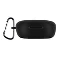 thumbnail image 2 of Funda de silicona suave para auriculares con mosquetón para Redmi Buds 4 Lite (negro), 2 of 6