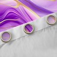 thumbnail image 4 of jejeloiu Modern Fluid Artwork Black Out Curtains,Marble Pattern Curtains Pack of 2 (42x63 Each),Gradient Pink Purple Bedroom Curtains For Teens,Microfiber Bedroom Decor, 4 of 6