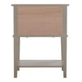 thumbnail image 5 of Pemberley Row Solid Wood Silver Champagne Nightstand Rectangular 28"x22"x16" Unassembled, 5 of 7