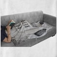 thumbnail image 6 of Saying Soft Flannel Fleece Blanket, Relax Refresh and Recharge on Office Table with Computer Coffee Notepad Illustration, Cozy Plush for Indoor and Outdoor Use, 70" x 90", Multicolor, by Ambesonne, 6 of 6