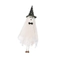thumbnail image 4 of Carillón de viento colgante para Halloween, carillón de viento fantasma, decoración para fiestas, campana de viento, decoración de Halloween para Sombrero verde, 4 of 8