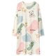 thumbnail image 5 of Camisón de rayas con almohadilla para el pecho para mujer, manga larga, otoño e invierno, holgado, talla grande, pijama para mujer embarazada, algodón para mujer, 5 of 5