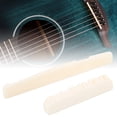 thumbnail image 2 of Tuerca para guitarra, sillín, hueso de vaca de marfil, 6 cuerdas, accesorios para instrumentos musicales de guitarra acústica, 2 of 8