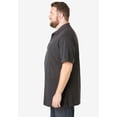 thumbnail image 3 of KingSize Men's Big & Tall Longer-Length Shrink-Less Cotton Polo Shirt, 3 of 6