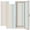 Color 2, variant on Geometric 2 Pcs School Locker Magnetic Wallpaper 12" x 36" Pink White Zigzag Brushstroke Reusable Removable Locker Accessories Back to School Supplies