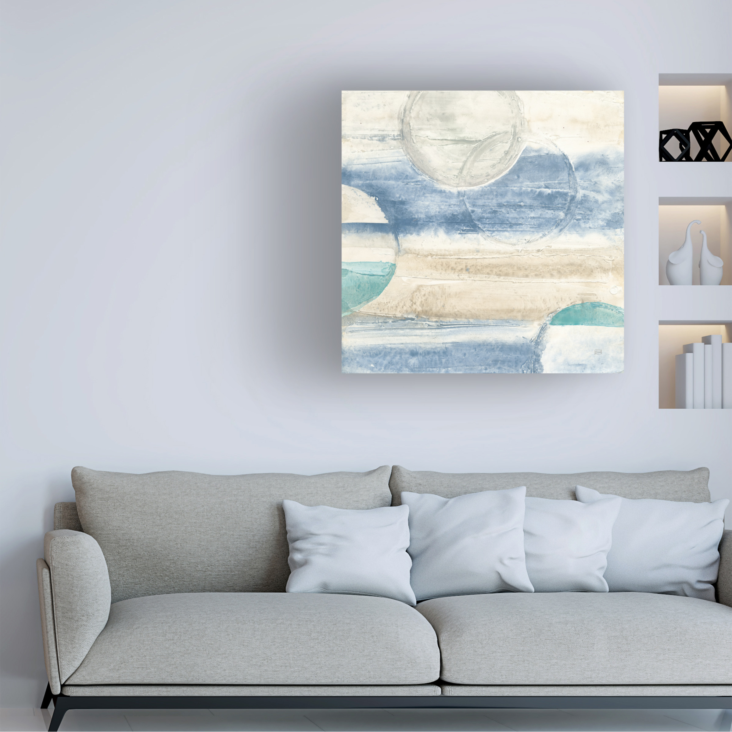 Trademark Fine Art 'Circles in Time III' Canvas Art by Chris Paschke