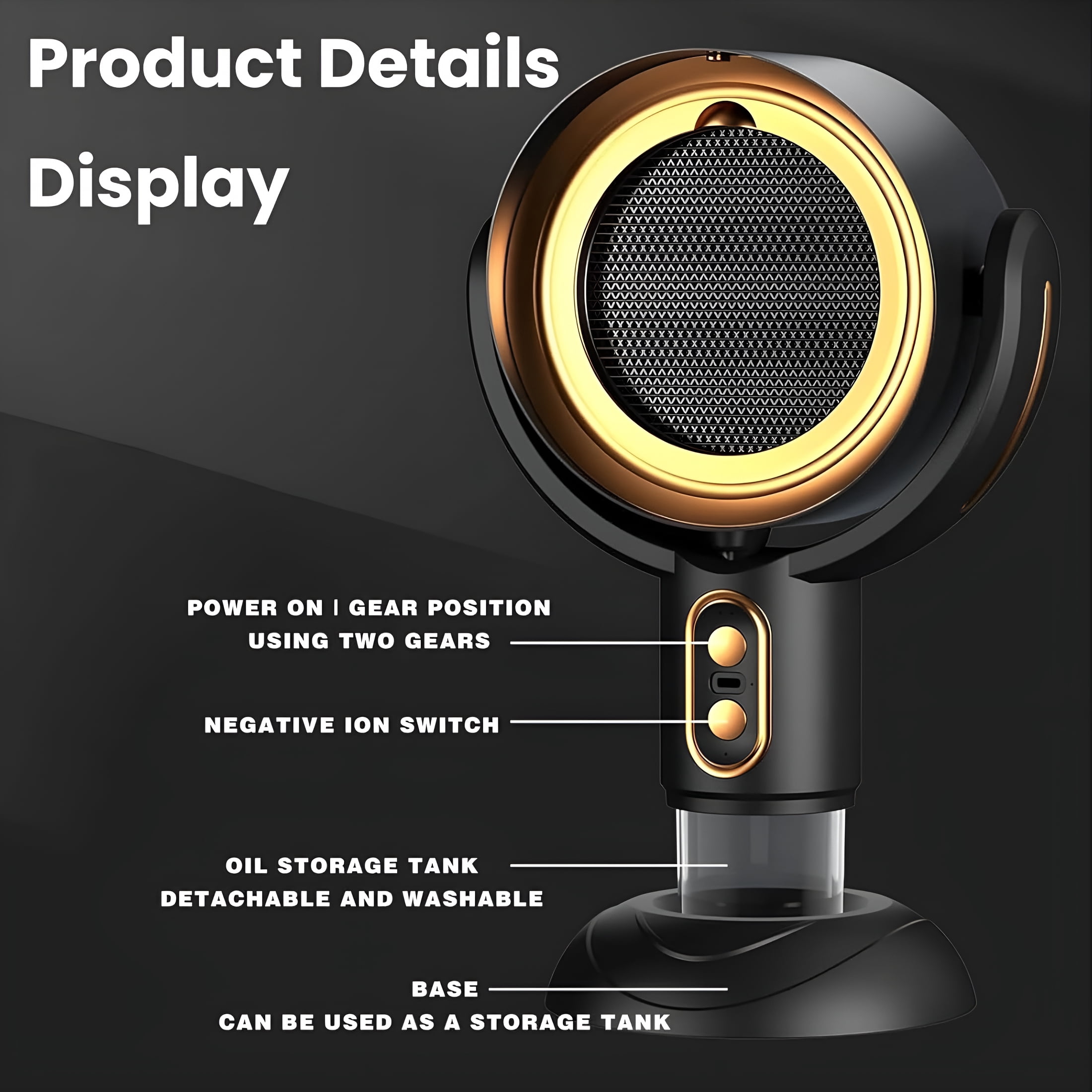 HIBIBUD Portable Smoke Fan,Smoke Purifier,Quiet Smoke Purifier Fan for Home and Kitchen Fan and Air Purifier Combo
