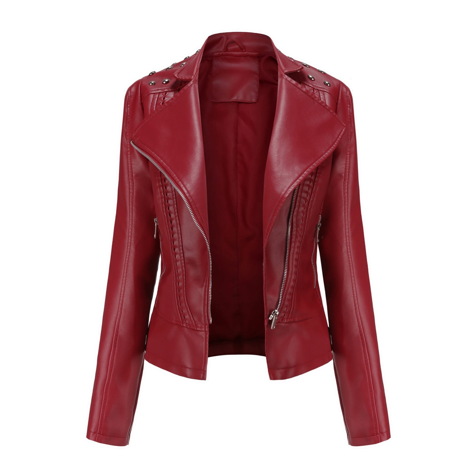 labakihah jackets for women womens leather jackets motorcycle coat ...