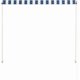 thumbnail image 5 of Retractable awning 100x150 cm Blue and white, 5 of 5