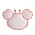 thumbnail image 2 of Plate Suction Divided Eco-friendly Silicone Toddler BPA Free Kids Bowl for Baby, 2 of 9