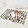 thumbnail image 2 of Brown Bigfoot and Pine Tree Pattern Blanket,Comfortable Soft Flannel Throw Blanket,All Season,Warm Lightweight Blankets for Sofa Bed Couch Living Room Chair,30"x40", 2 of 4