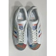 thumbnail image 4 of New Ad-id-as Superstar White Blue Orange Shoes Sneakers Men's Size 8, 4 of 6