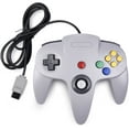 thumbnail image 2 of Luxmo 2Pack N64 Controller, Classic Retro Wired Controllers Gamepad Controller Joystick for N64 Console Video Games System(Gray), 2 of 9