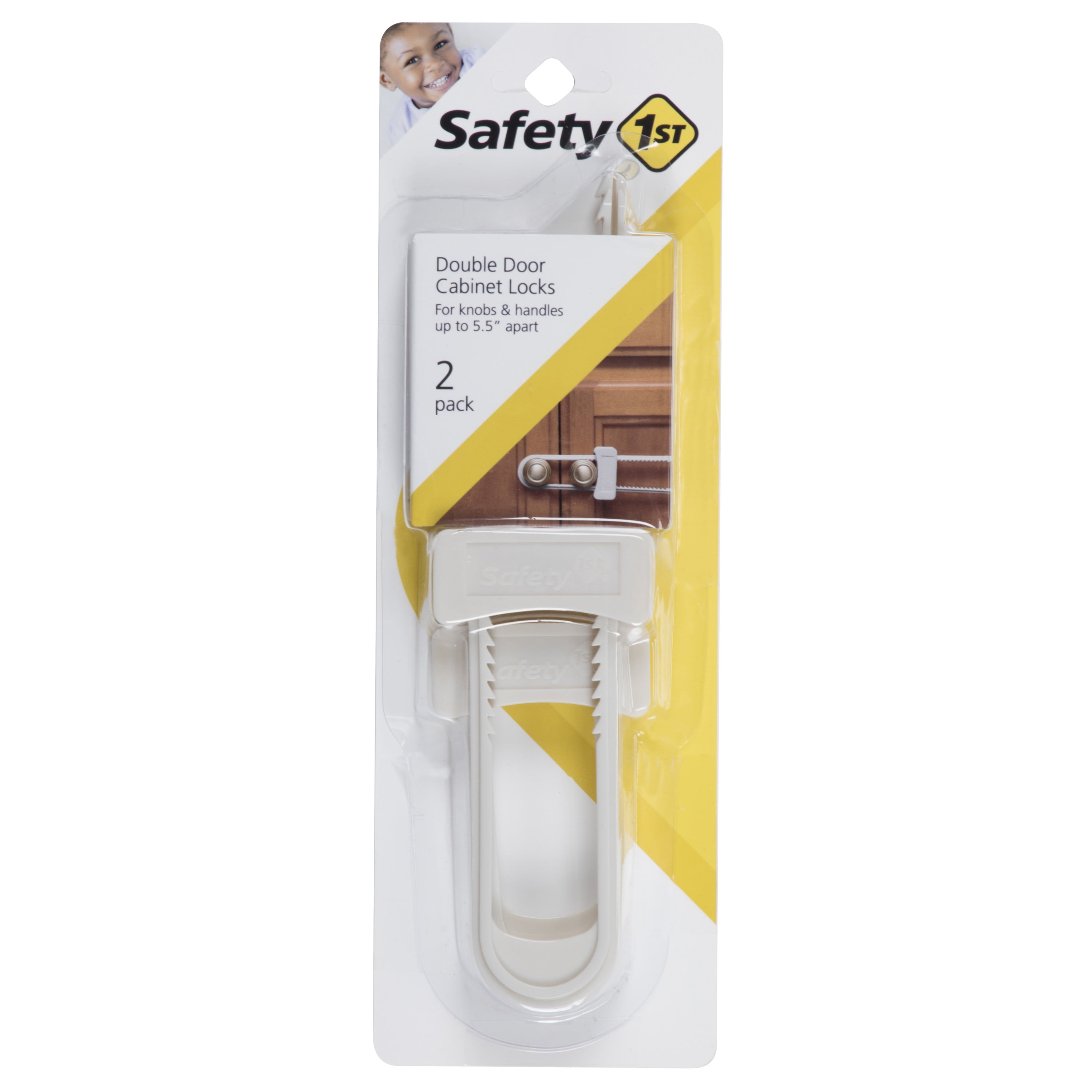 Photo 1 of Safety First Double Door Cabinet Lock 2pcs, 3 Packs (6 Total)