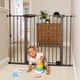 thumbnail image 1 of Toddleroo by North States Riverstone Extra Tall & Wide Self-Closing Baby Gate with Door. Pressure Mounted Baby Gates for Doorways, Child Gate Fits Openings 29.75” to 52” Wide. (36 Tall, Graphite), 1 of 5