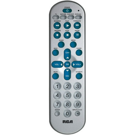 RCA RCR4358R 4-Device Big Button Universal Remote - Walmart.com