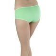 thumbnail image 5 of ToBeInStyle Junior Womens Pack of 6 Classic Cotton Blend Colorful Assorted Bikini Briefs, 5 of 8