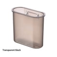 thumbnail image 4 of Baohd Storage Case Brush Mount Transparent Self-adhesive Smooth Surface Wall Stand Tableware Exquisite Wall-mounted Convenience Black, 4 of 7