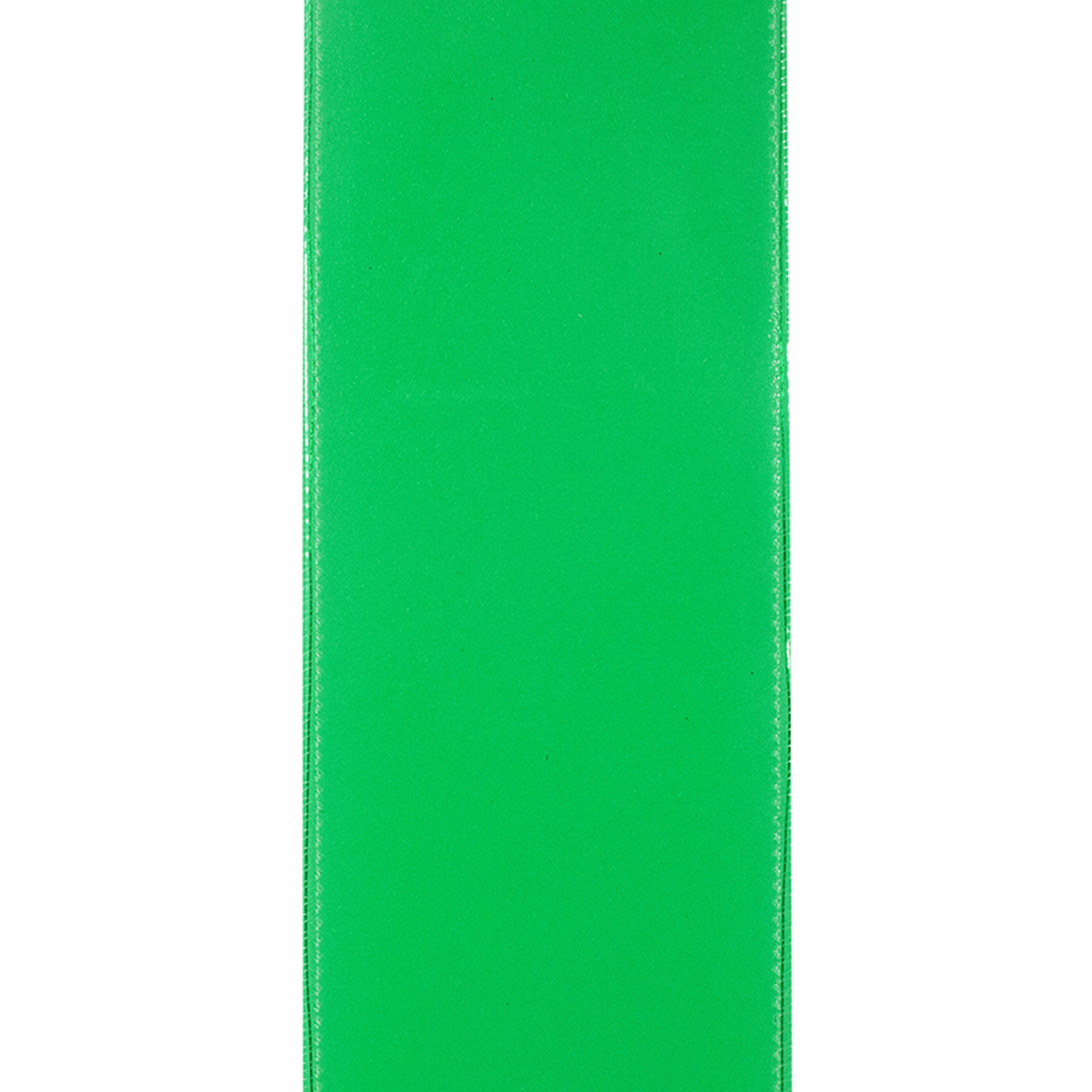 HOMEFORD Jelly Vinyl Wired Ribbon, 2-1/2-inch, 10-yard, Holiday Green