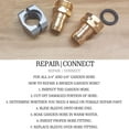 thumbnail image 4 of American Garden Hose Repair Kit Garden Hose Connector【2 Sets For Sale】, 4 of 6
