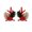 Red antlers elk ears, variant on 2pcs Cartoon Christmas Antler Hair Clip Festival Headwear for Woman Kids Bangs Taking Photo Shopping Travel Anti-Slip