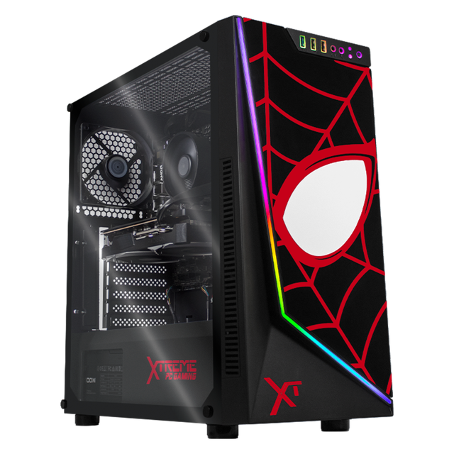 PC Gaming AMD Radeon RX 7600 Ryzen 7 5700G 32GB SSD 500GB 3TB WIFI Spiderman Xtreme PC Gaming XTAER732GB7600S