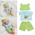 thumbnail image 2 of HILABEE Vêtements de Poupée Bébé Faits à la Main Costumes Pyjamas pour Poupées Bébé de 30 cm Style6, 2 of 8