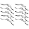 thumbnail image 1 of Flagpole Rope Cleats, with 20 Screw Rope Cleat Hook Stainless Steel  for Curtains for Ropes Blinds for Sun Screens Shades, 1 of 7