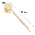 thumbnail image 6 of Ludlz Dishwashing Brush Long Handle Labor-saving Beech Cleaning Brush Houseware for Dorm Bottle Brush,Dish Brush with Handle No Odor, Biodegradable, 6 of 7