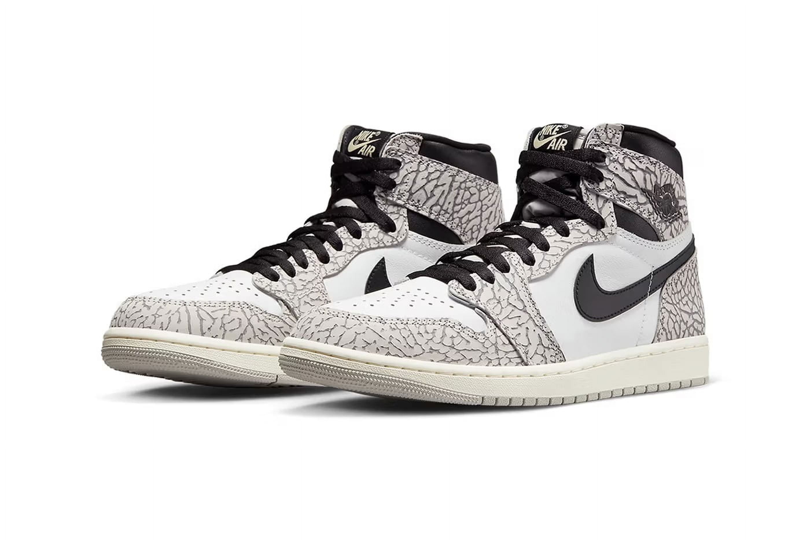 Air Jordan Men 1 Retro High OG Tech Grey Muslin Black White DZ5485 052 Size 11.5 US Walmart