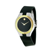 Movado Mens Black Rubber Strap Echelon