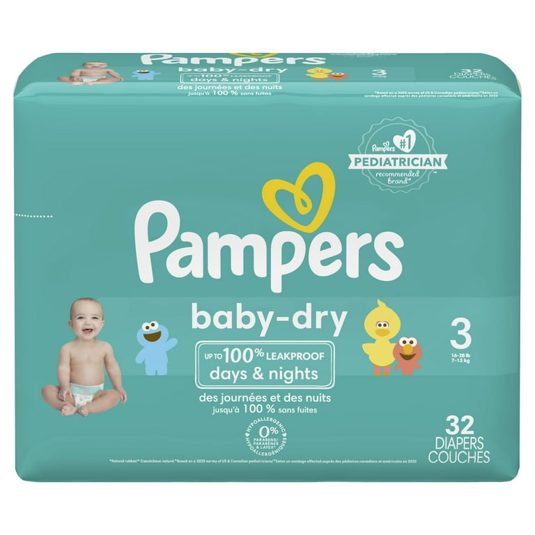 Pampers Couches Baby Dry Extra Large taille 7