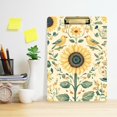 thumbnail image 2 of FORMRS Acrylic Clipboard with Low Profile Clip Standard A4 Letter Size, 12.5" x 9", Floral Birds Pattern, 2 of 8