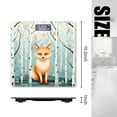 thumbnail image 2 of High Precision Body Weight Scale Smart Bathroom Scales with Large LCD Display(400lbs),Decorative for Bedroom-Cute Fox In The Forest Among Birch Trees, 2 of 4