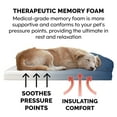 thumbnail image 2 of FurHaven Pet Products Quilted Memory Top Sofa Pet Bed for Dogs & Cats - Navy, Large, 2 of 13
