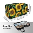 thumbnail image 4 of Honeii Sunflower 1 Print Multi-Purpose Storage Bag,Hanging Dopp Kit,Small Toiletry Bag for Traveling for Toiletries, Makeup, and Small Essentials, 4 of 6