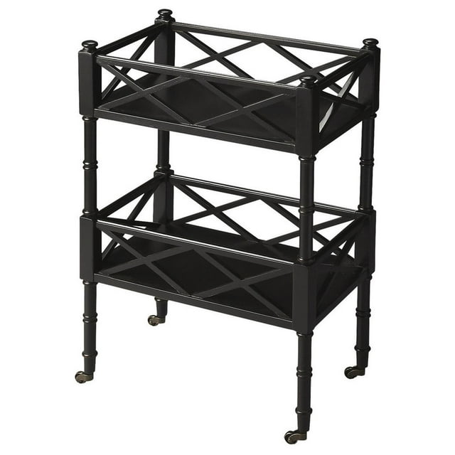 Servidor móvil Butler Black Regaliz Finish