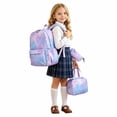 thumbnail image 5 of CSStudio Marble Print Backpacks for Teen with Lunch Bag and Pencil Case,17"Lightweight Schoolbags for Elementary 6-12 Years Old, 5 of 5