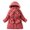 Girls Jackets Hot Pink, variant on Puffer Jackets for Girls Fleece Lined Coats with Pockets Hooded Belt and Gloves Size 6-13 Teens Solid Long Sleeve Zip Up Thermal Warm Winter Jacket