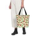 thumbnail image 4 of Bingfone Strawberry Floral Women Shoulder Tote Bags Casual Bag Ladies Shopping Handbag, 4 of 6