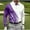 Purple, variant on Fznquz Cotton Big and Tall Golf Polos for Men Green Collared Long Sleeve Polos Pullover Casual Regular Fit Mens Clothes Trendy