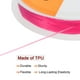 thumbnail image 4 of Cuerda elástica 0,5mm Diámetro 36 Pies Largo Unique Bargains Hilo TPU Artesanía Alambre para Pulseras Rosa, 4 of 6