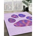thumbnail image 2 of Ahgly Company Indoor Rectangle Patterned Tyrian Purple Area Rugs, 7' x 10', 2 of 6