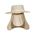 thumbnail image 3 of Sombrero de cubo Yuyangstore Visera Ligero Impermeable Pescador Gorras de pesca plegables Estilo E Caqui, 3 of 8